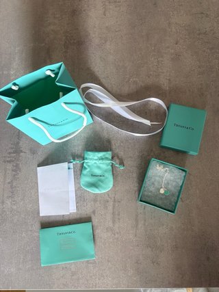 Collana Tiffany & Co. Cuori Argento e Teal