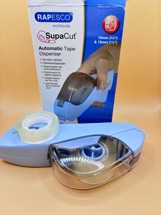 SupaCut Dispensador Cinta Adhesiva con 2 Rollos