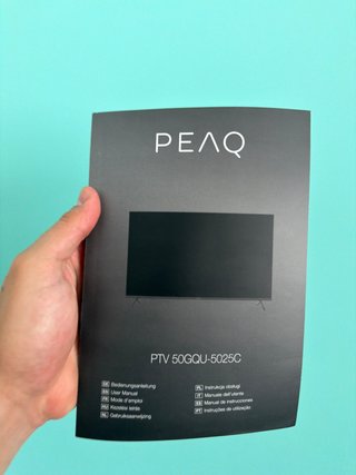 Televisor PEAQ 50 Negro