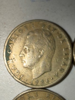 Lote de 6 monedas 100 pesetas Juan Carlos I