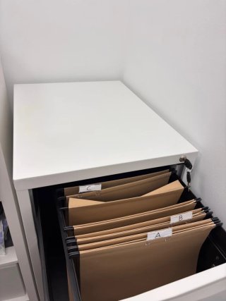Archivador metálico de oficina 4 cajones