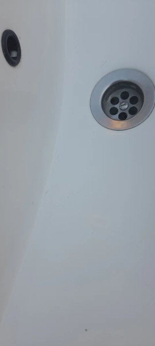 Lavabo de porcelana blanco