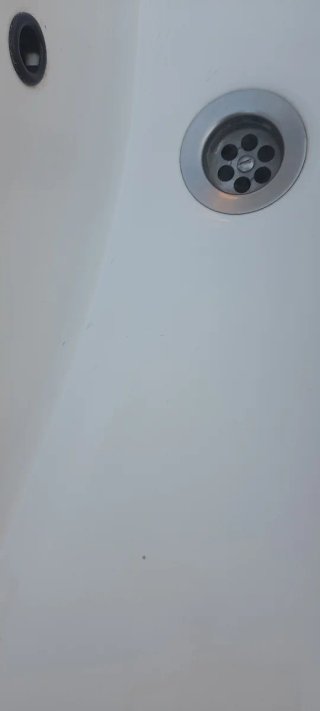 Lavabo de porcelana blanco