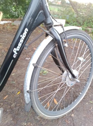 Bicicleta eléctrica estilo holandés
