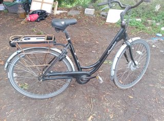 Bicicleta eléctrica estilo holandés