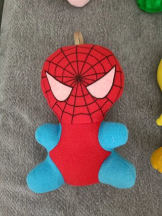 Lote Peluches: Spiderman, Piolín, Dragón, Zorro