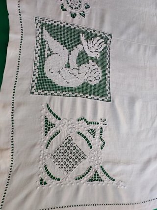 Mantovana/Tovaglia antica in lino