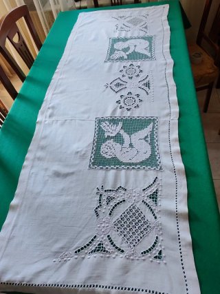Mantovana/Tovaglia antica in lino