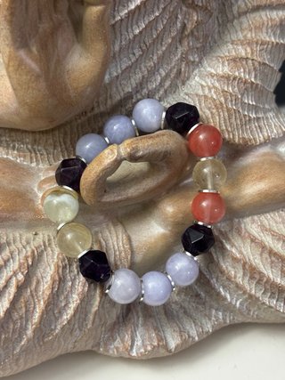 Pulsera de piedras energéticas multicolor