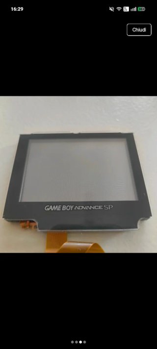 Schermo Game Boy Advance SP nintendo