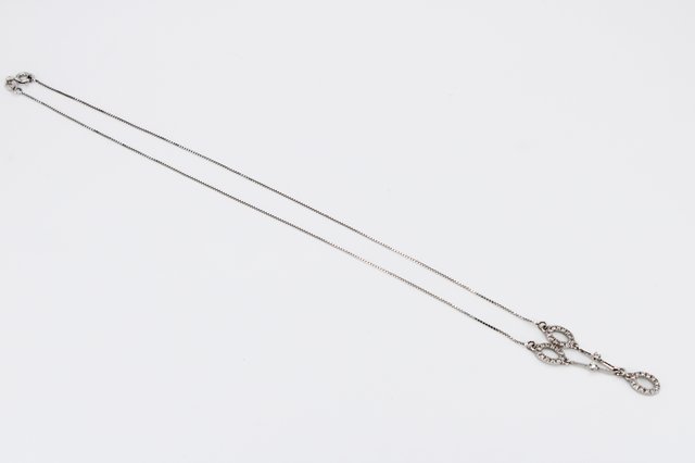 Collar Oro Blanco 18k