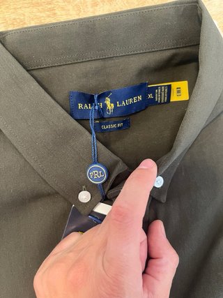 Camisa Ralph Lauren Verde Oscuro Talla L