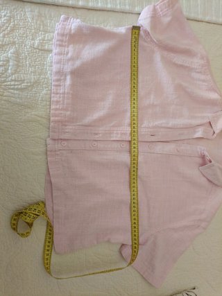 Camisa rosa manga corta