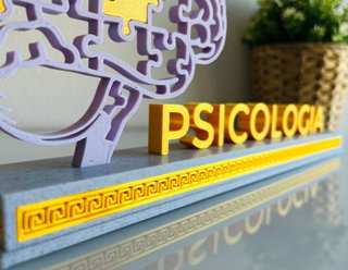 Cartel decorativo consulta psicología