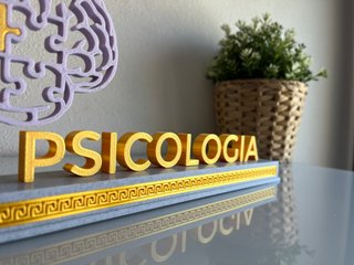 Cartel decorativo consulta psicología