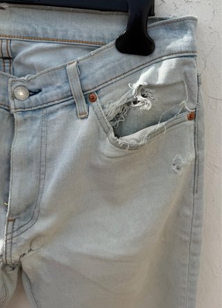 2 Vaqueros Levi Strauss Azules Desgastados