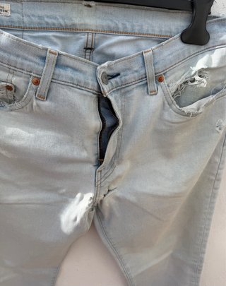 2 Vaqueros Levi Strauss Azules Desgastados