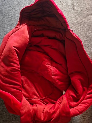 Saco para carrito de bebé rojo