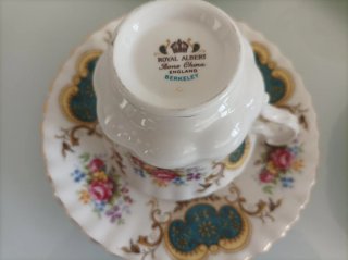 Juego 6 Tazas con Plato Royal Albert Porcelana
