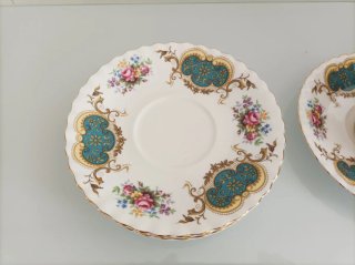 Juego 6 Tazas con Plato Royal Albert Porcelana