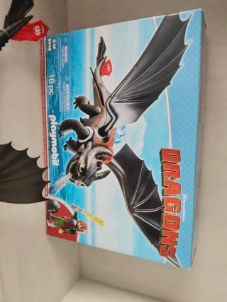 Dragón Playmobil Negro con Accesorios