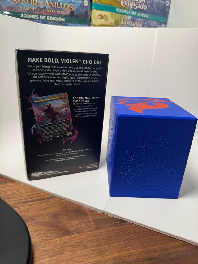 Pack Magic The Gathering commander + caja 3d ART