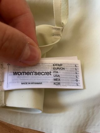 Sujetador Women Secret encaje blanco