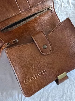 Custodia Borsello Pelle Vintage Canon