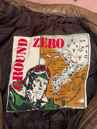 Chaqueta aviador marrón Zero