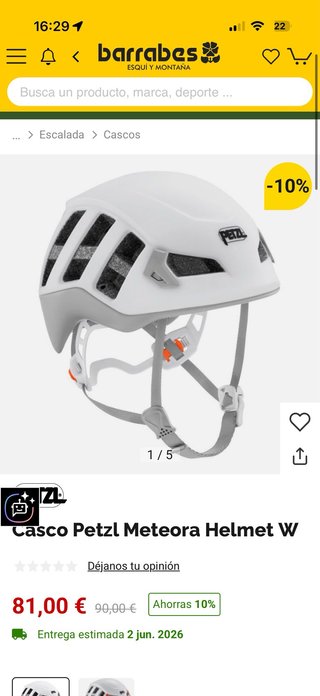Casco Petzl Meteora Helmet W Talla M