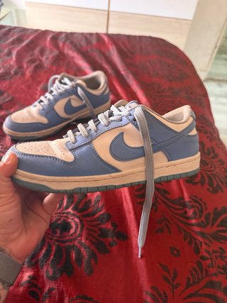 Zapatillas Nike Dunk Beige y Azul
