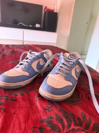 Zapatillas Nike Dunk Beige y Azul