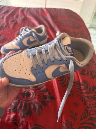 Zapatillas Nike Dunk Beige y Azul