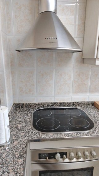 Vitrocerámica y Horno Eléctrico Teka cantos redond