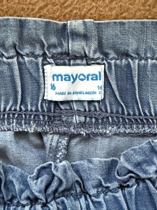 Pantalón de niña azul
