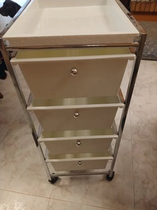 Cajonera con ruedas metal y plástico