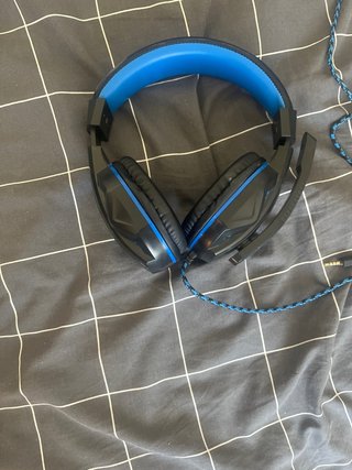 Cascos Gaming 3.5mm Azul y Negro