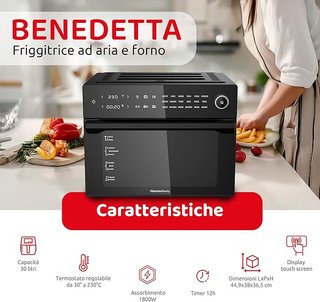 Melchioni Family, Horno, Freidora de Aire de 30L