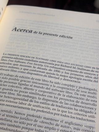 Software libre para una sociedad libre