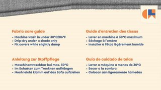 Funda de Sofa 2 plazas Gris