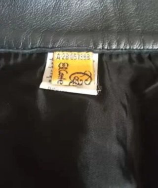 Falda negra cuero El Corte Inglés talla 40