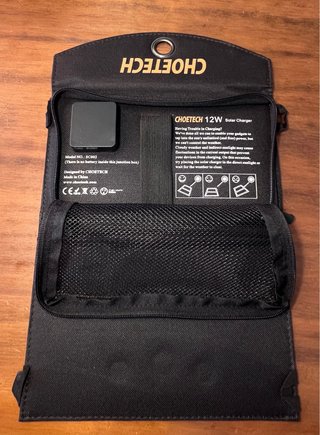 CHOETECH Cargador Solar Portátil USB