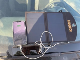CHOETECH Cargador Solar Portátil USB