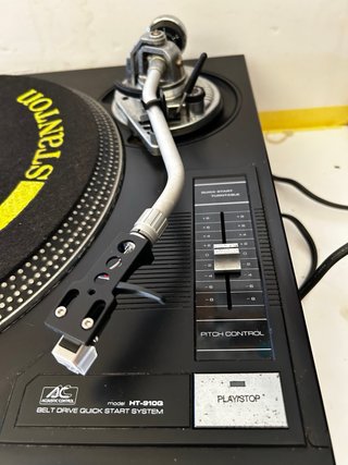 Tocadiscos Acusti Control HT-9100 Negro