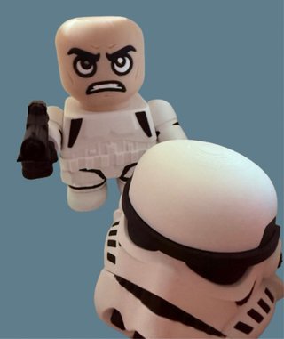 Figura Stormtrooper 3D Lego