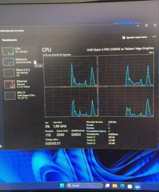 HP ProDesk 405 G4 Mini PC Ryzen 3 PRO 8GB RAM DDR4