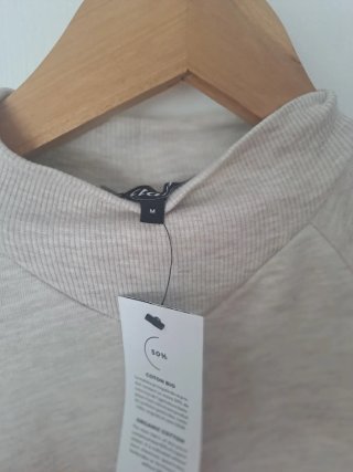Sudadera Etam beige nueva