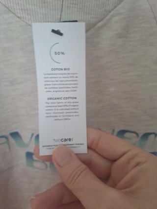Sudadera Etam beige nueva