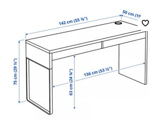 Escritorio blanco Ikea