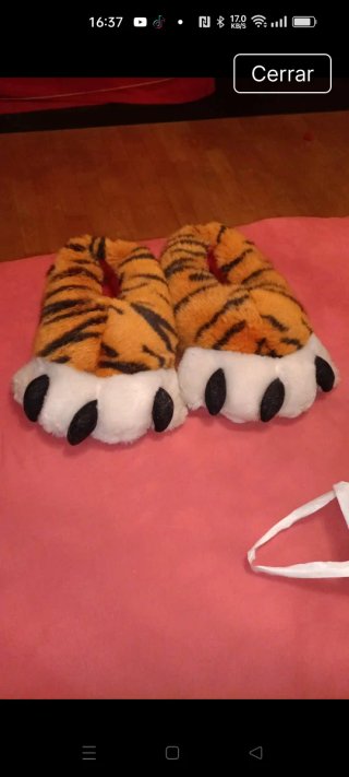 Zapatillas de Tigre Talla Única